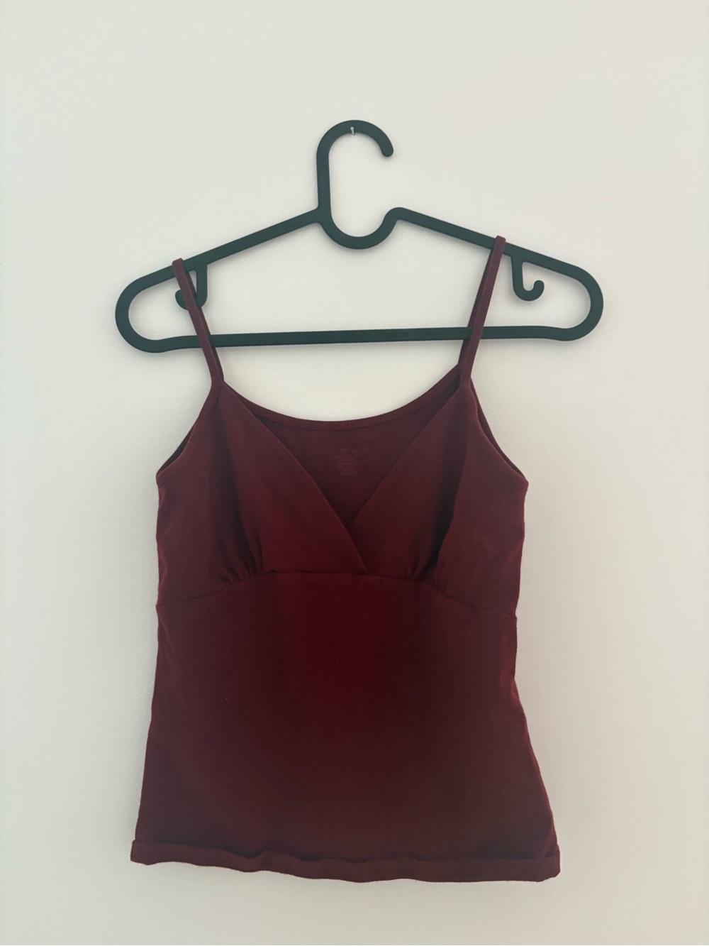 Brandy Melville Burgundy Crossover V-Neck Camisole